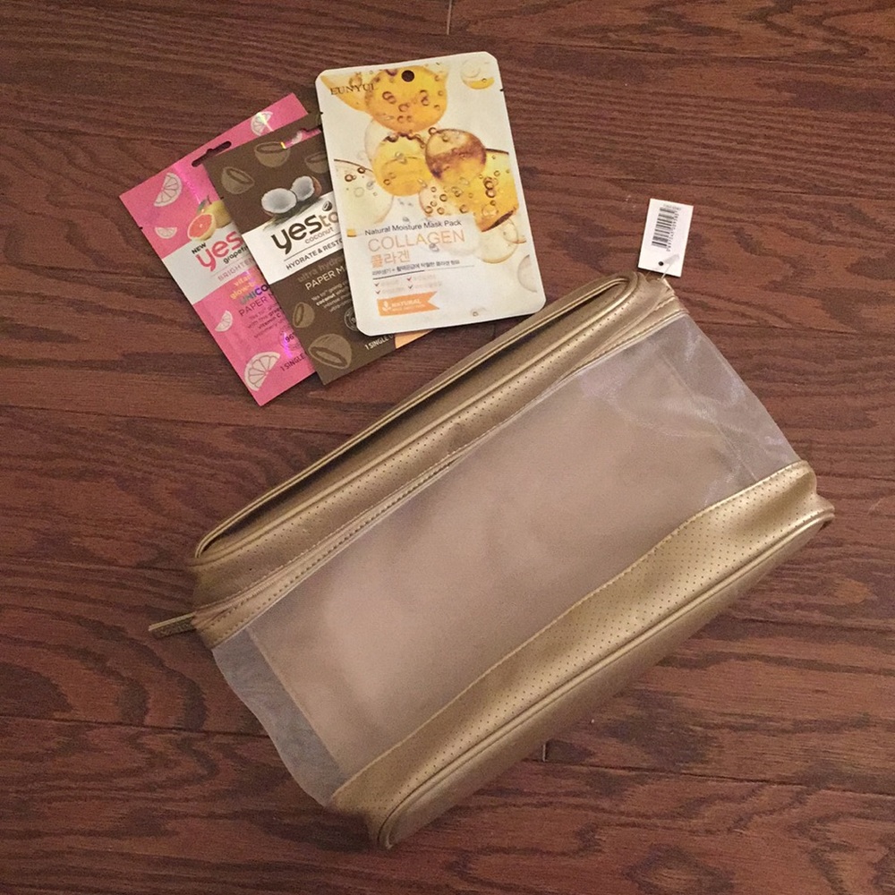 3 Mask Bundle with Makeup Bag